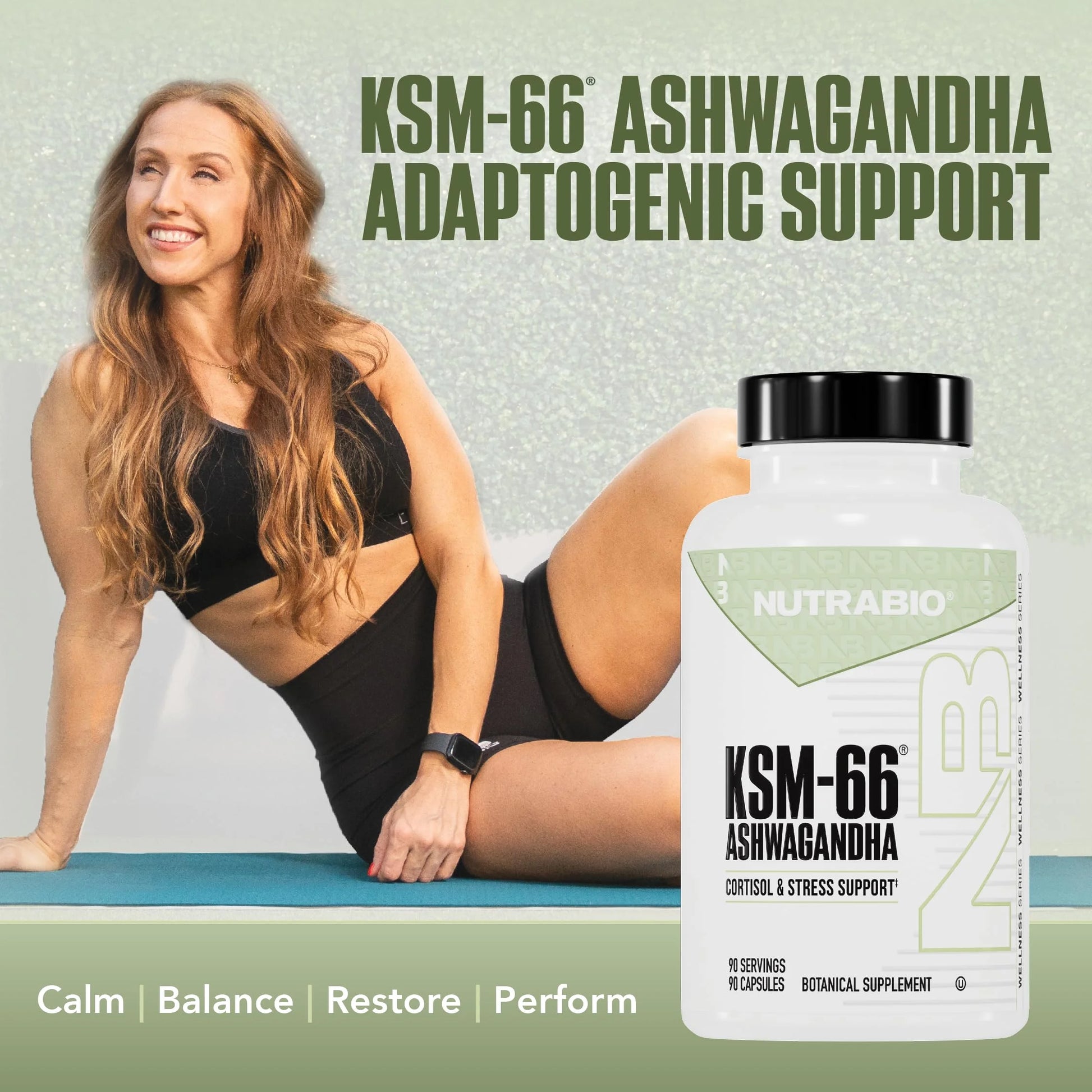 Ashwagandha KSM-66 Herbal Supplement for Better Overall Well-Being- Ashwagandha Supplement- 600Mg - 90 Vegetable Capsules