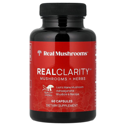 Realclarity™, Mushrooms + Herbs, 60 Capsules