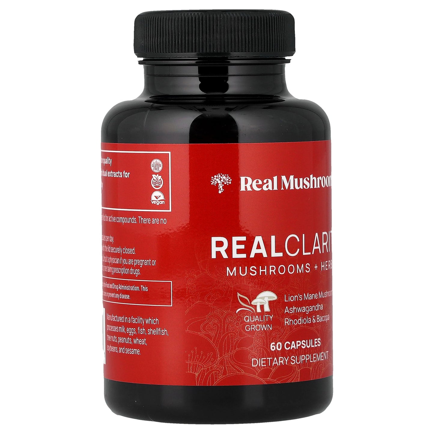 Realclarity™, Mushrooms + Herbs, 60 Capsules