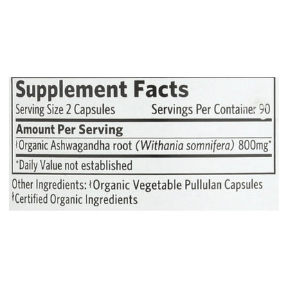 Ashwagandha Herbal Supplement - 90 Capsules