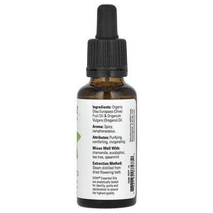Now Foods Essential Oils Oil of Oregano 1 Fl Oz 30 Ml All-Natural